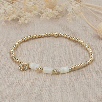 Bayla Bracelet - mother of pearl
