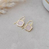 Florence Earring - rose quartz