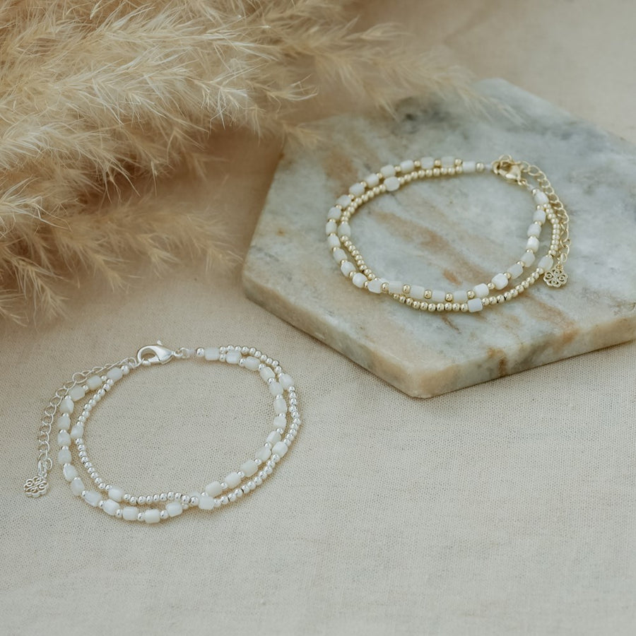 Meredith Bracelet - mother of pearl